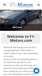 Mobile Screenshot of f1-motors.com